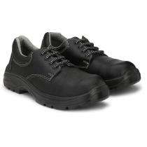 Midas Leather Steel Toe Safety Shoes Black_0