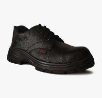 RAMER Leather Steel Toe Safety Shoes Black_0