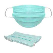 3 Ply Surgical Non Woven Nose Masks Standard Mint Green_0