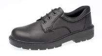 Karam Leather Steel Toe Safety Shoes Black_0