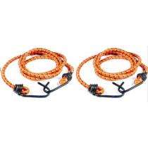 Rubber Elastic Bungee Cord 18 mm Ropes Orange_0