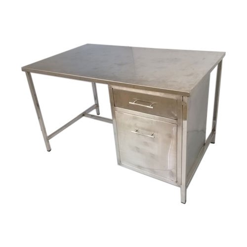 Stainless steel deals computer table