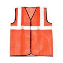 Workstar Polyester Safety Jackets Standard Without Sleeves Orange_0