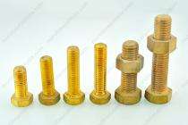 MARUTI METAL INDSTRIES From M2 Brass Hexagon Head Bolts 50 mm IS 319_0