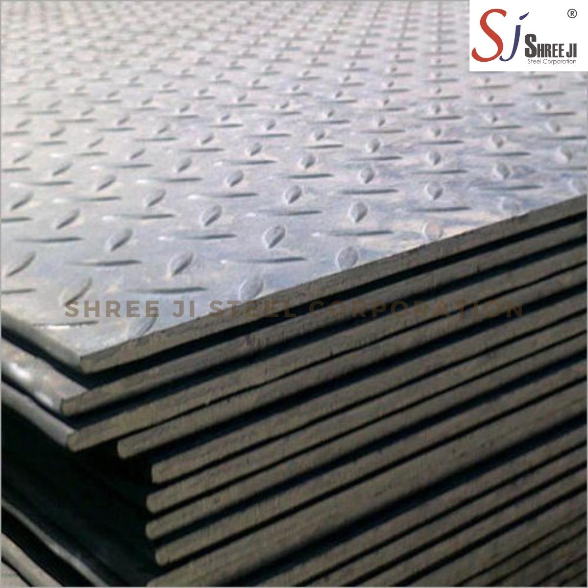 Shreeji 10 mm E250 MS Chequered Plates 1250 mm_1