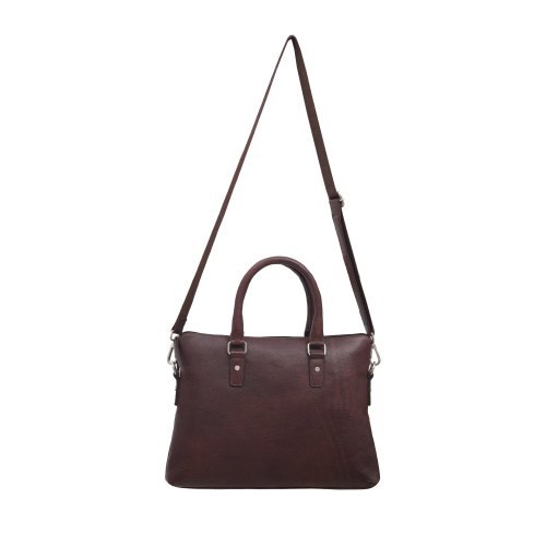 Midas Office Bags Sling Bag Leather Dark - Brown_2
