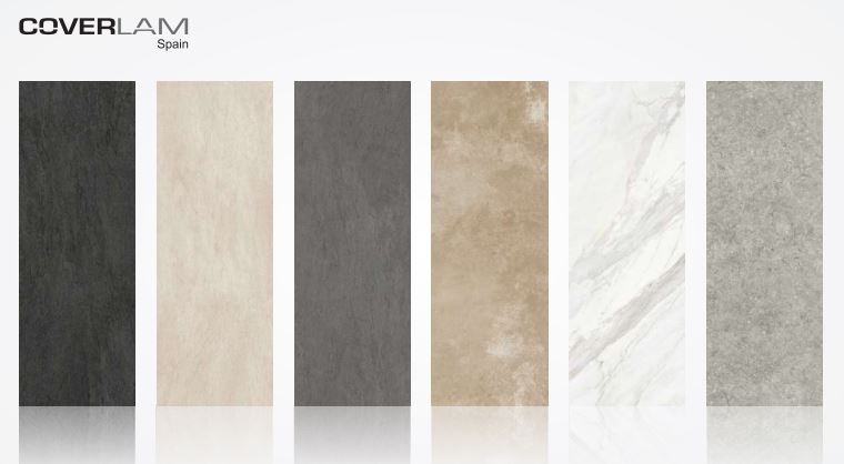 COVERLAM PT-61 600 x 100 mm Black Full Polished Porcelain Tile_1