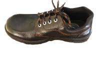 Vin Cooper Leather PVC Steel Toe Safety Shoes Black_0