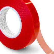 Double Sided Tape Non Woven Tissue Paper 50 m 1 inch Red_0