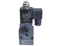 Airmax Aluminium 0.25 inch 3/2 Way Poppet Hand Lever Solenoid Valves UTI–Sugar–302_0