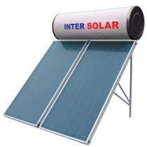 Inter Solar 300 L SS 304L Flat Plate Collector Solar Water Heater_0