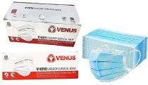 Venus 3 Ply Cotton Nose Masks Standard Blue_0