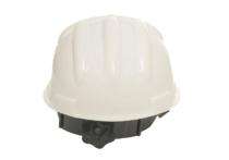 Atul Sales Polymer White Ratchet Safety Helmets_0