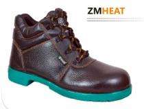 Zain ZMHEAT Buff Grain Barton Leather Steel Toe Safety Shoes Brown_0