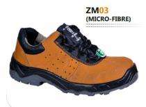 Zain ZM03 Microfiber S2 Steel Toe Safety Shoes Brown_0