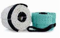 KOHINOOR ROPES Nylon Braided 60 mm Ropes Grey, Lona Green 63800 kgf_0