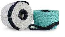 KOHINOOR ROPES High Strength Fiber Braided 104 mm Ropes Grey, Lona Green 202900 kgf_0