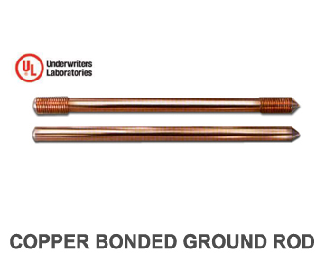 NFPL CE 458 Copper Bonded Rod Cold Drawn Steel 4 ft Earthing Electrodes_1