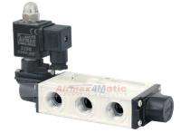 Aluminium Pressure Die Cast 1/4 inch 5/2 Way Single Solenoid Valves 2ARMSS-5_0