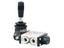 Aluminium Pressure Die Cast 1/4 inch 3/2 Way Hand Lever Solenoid Valves 2 ARMHLV-3_0