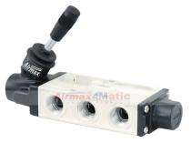 Aluminium Pressure Die Cast 1/4 inch 5/2 Way Hand Lever Solenoid Valves 2ARMHLV-5_0