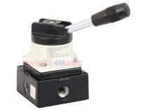 Aluminium Pressure Die Cast 1/2 inch 4 Way 3 Position Disc Rotary Solenoid Valves 2ARMDR_0