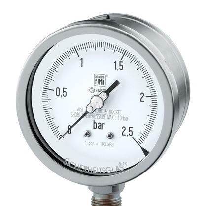 0 - 15000 psi Pressure Gauge 200 mm_0