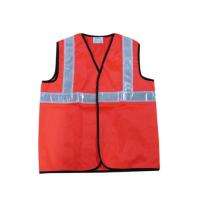 Deltech Polyester Safety Jackets L Without Sleeves Orange_0