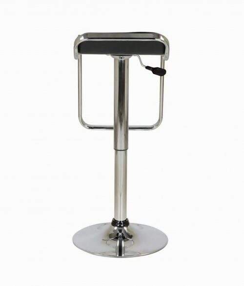 NGFC Stools Faux Leather, Chrome Black_1