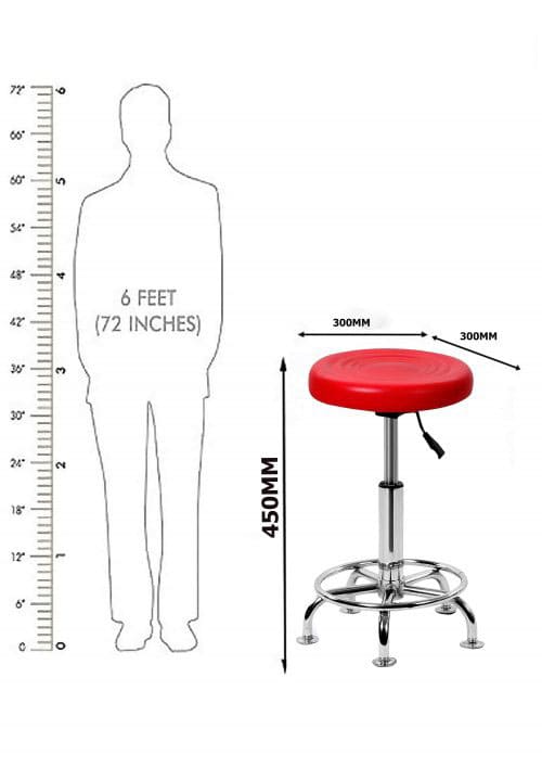 NGFC Stools Metal, Chrome Red_2