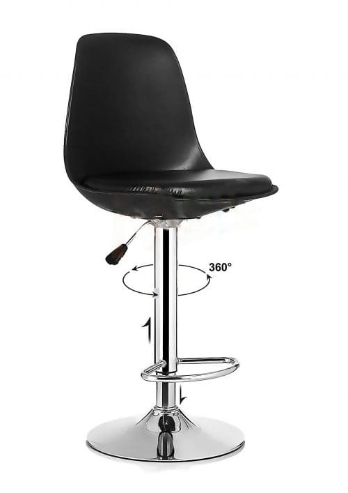 NGFC Stools Metal, Polypropylene Black_3