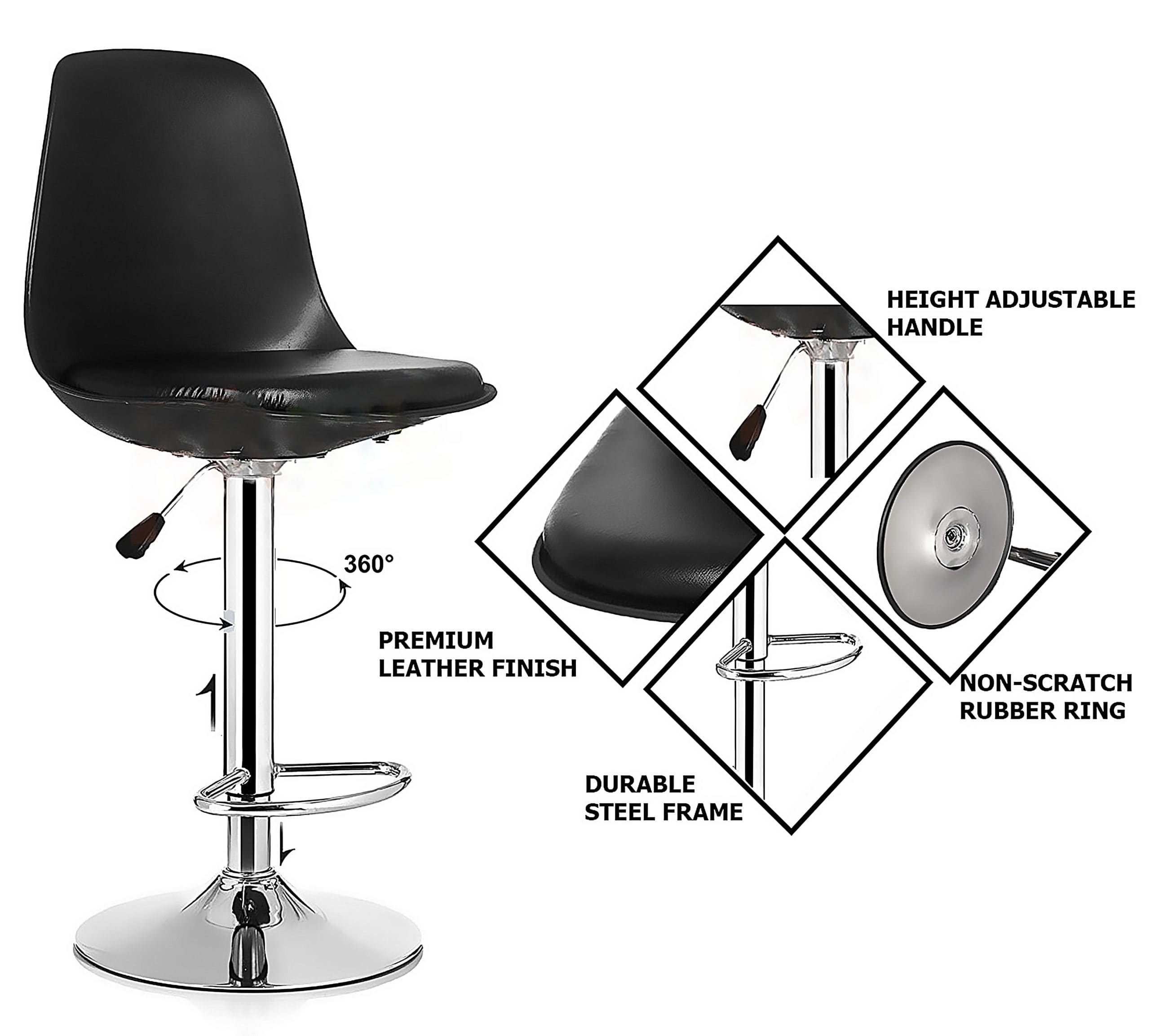 NGFC Stools Metal, Polypropylene Black_1