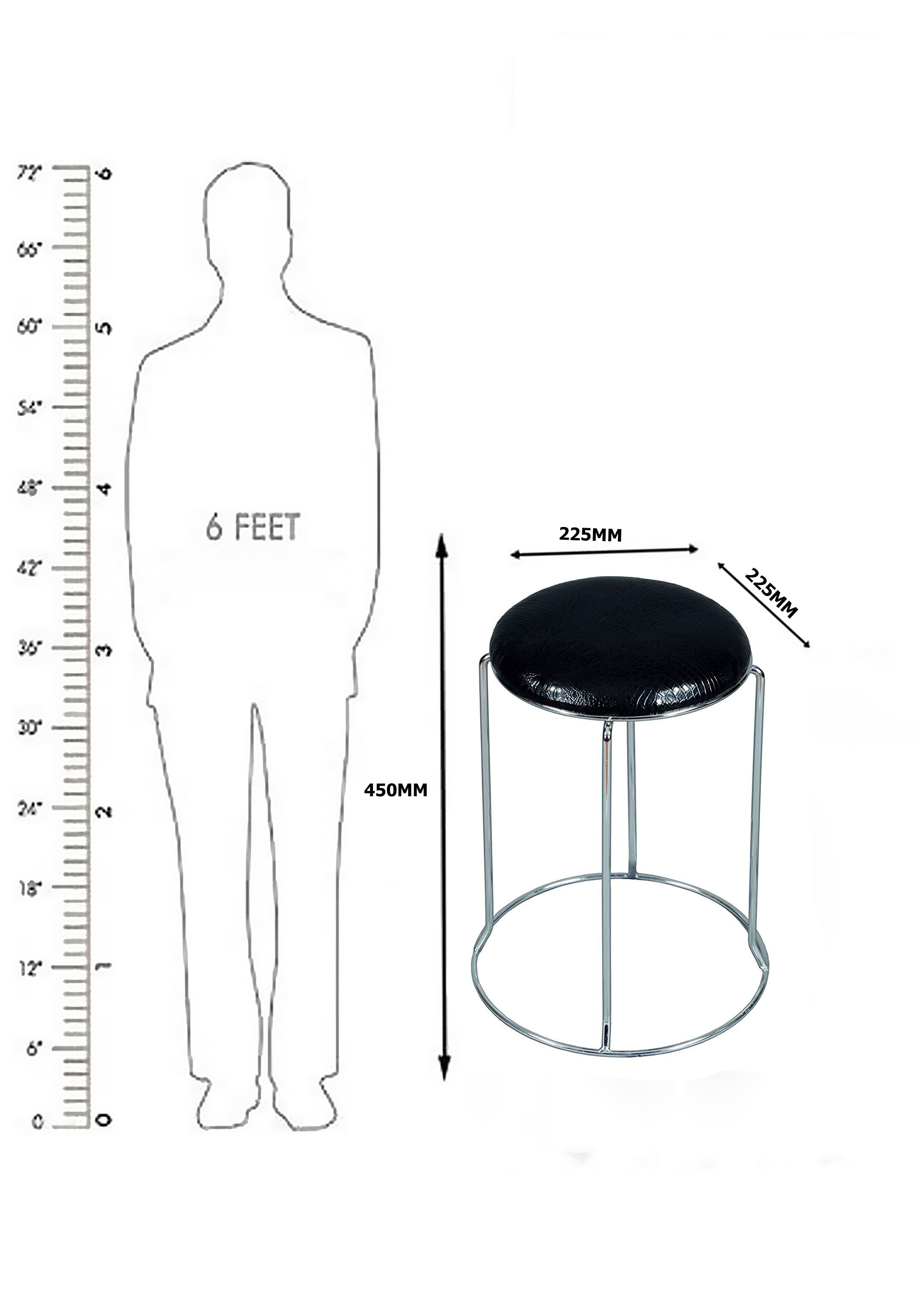 NGFC Stools Faux Leather Black_4