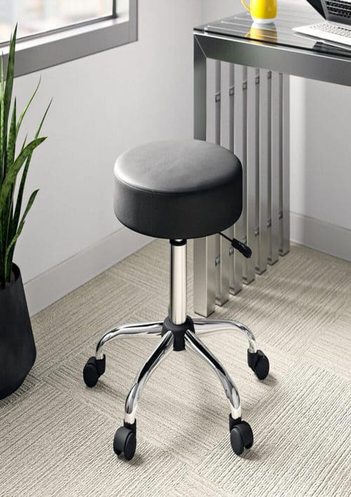 NGFC Stools Metal, Leather Black_4