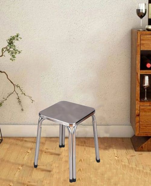 NGFC Stools Metal, Stainless Steel Silver_3