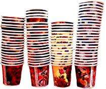 MAHAAKART Printed Paper Coffee Disposable Cups 150 mL Multicolour_0