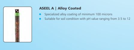 ASHLOK ASEEL 39 A Pipe in Pipe Alloy Coated 2000 mm Earthing Electrodes_1