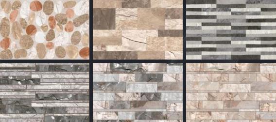 LEXUS 1 - 5 cm Multicolour Polished Granite Tiles 30 x 45 cm_1