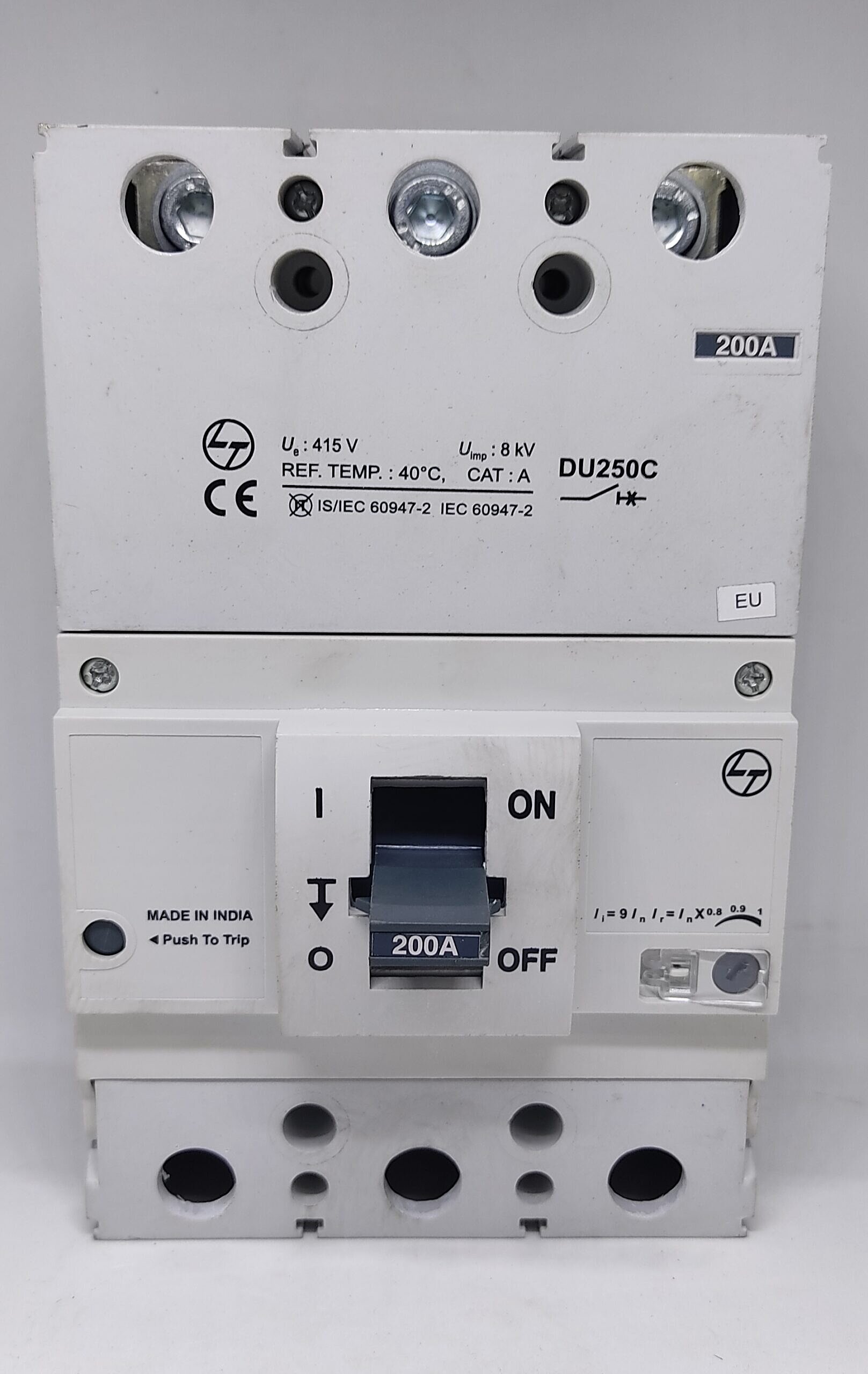 160 A 18 kA Three Pole MCCB_1