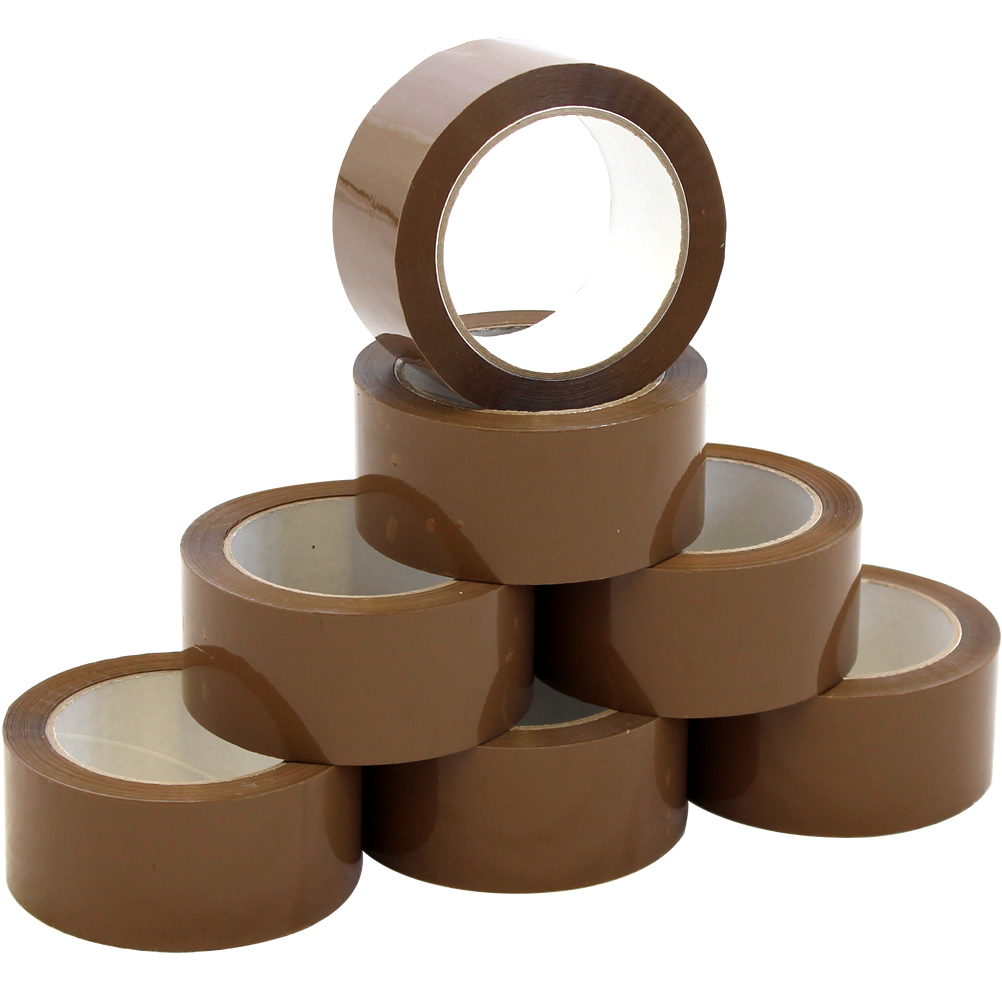 Self Adhesive Tapes BOPP Transparent, Brown, Milky 45 - 600 m_1