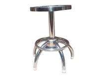 Stools Revolving Stainless Steel Silver_0