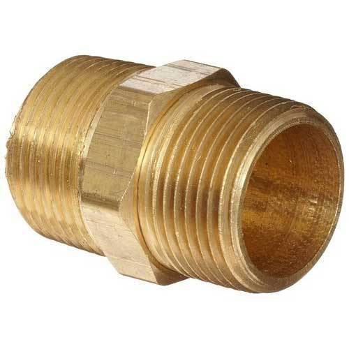 Buy Brass Hex Nipples 25 mm online at best rates in India