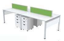NGFC Workstation Office Tables Frosty White PLPB, MDF, CRCA Coated_0