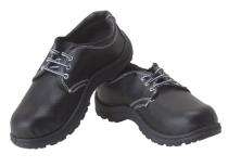 TEKTRON ECO Synthetic Leather Steel Toe Safety Shoes Black_0