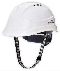 Karam HDPE White Shelblast Safety Helmets PN546_0
