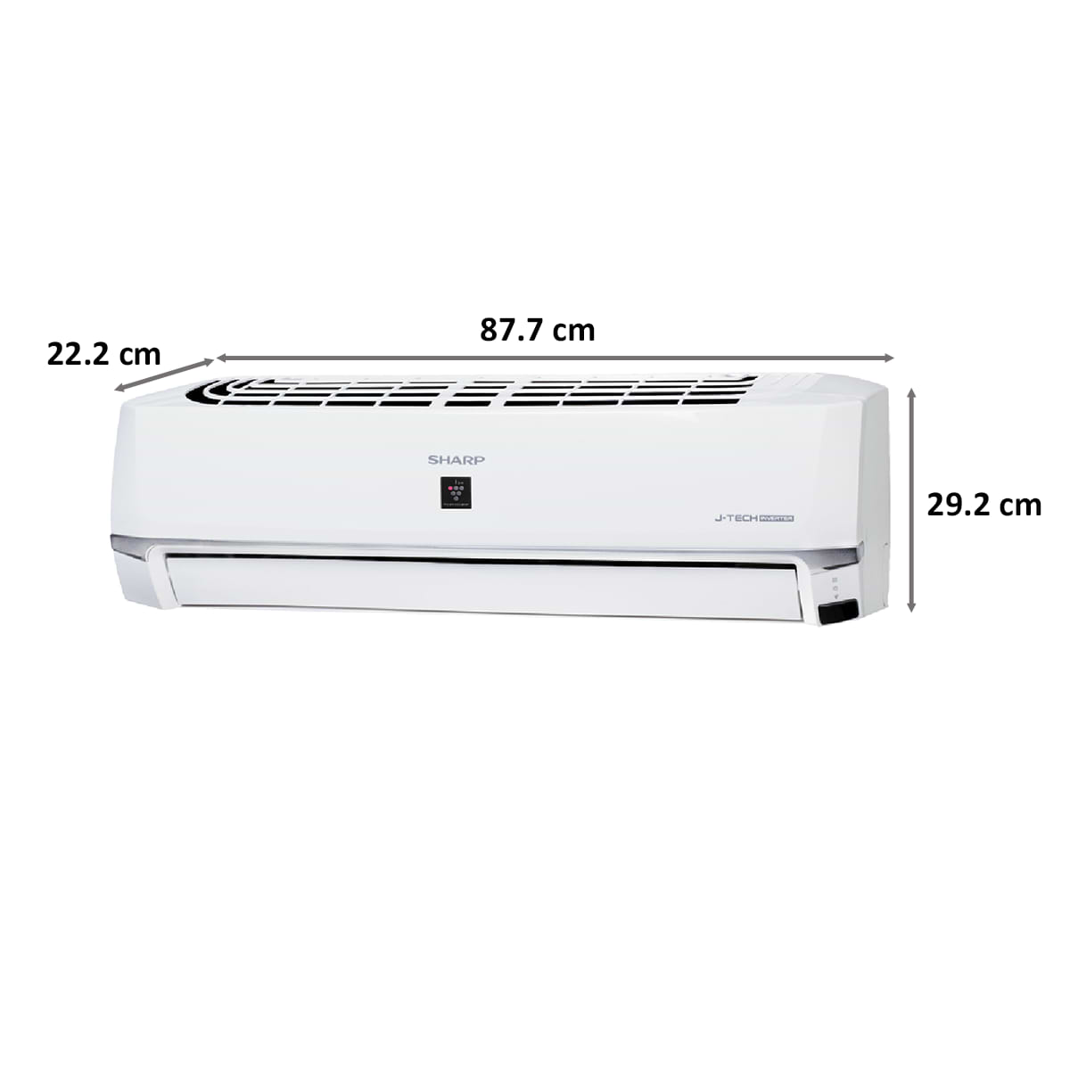SHARP 1.5 ton Split Inverter AH-XP18WMT 3 Star White Room Air Conditioner_1