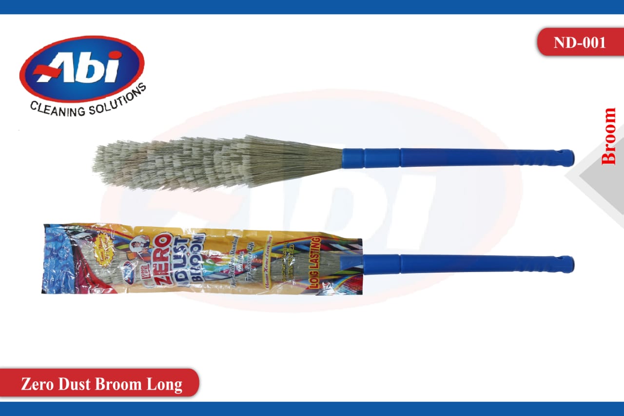 abi cleaning solutions Plastic No Dust Broom  blue_1