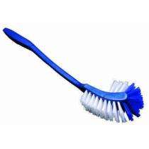 Lime Polypropylene Double Sided Toilet Cleaning Brush Plastic Handle Blue_0