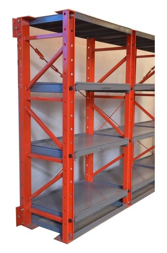 Mild Steel Slotted Angle 3 Layers Industrial Racks 1500 mm_1