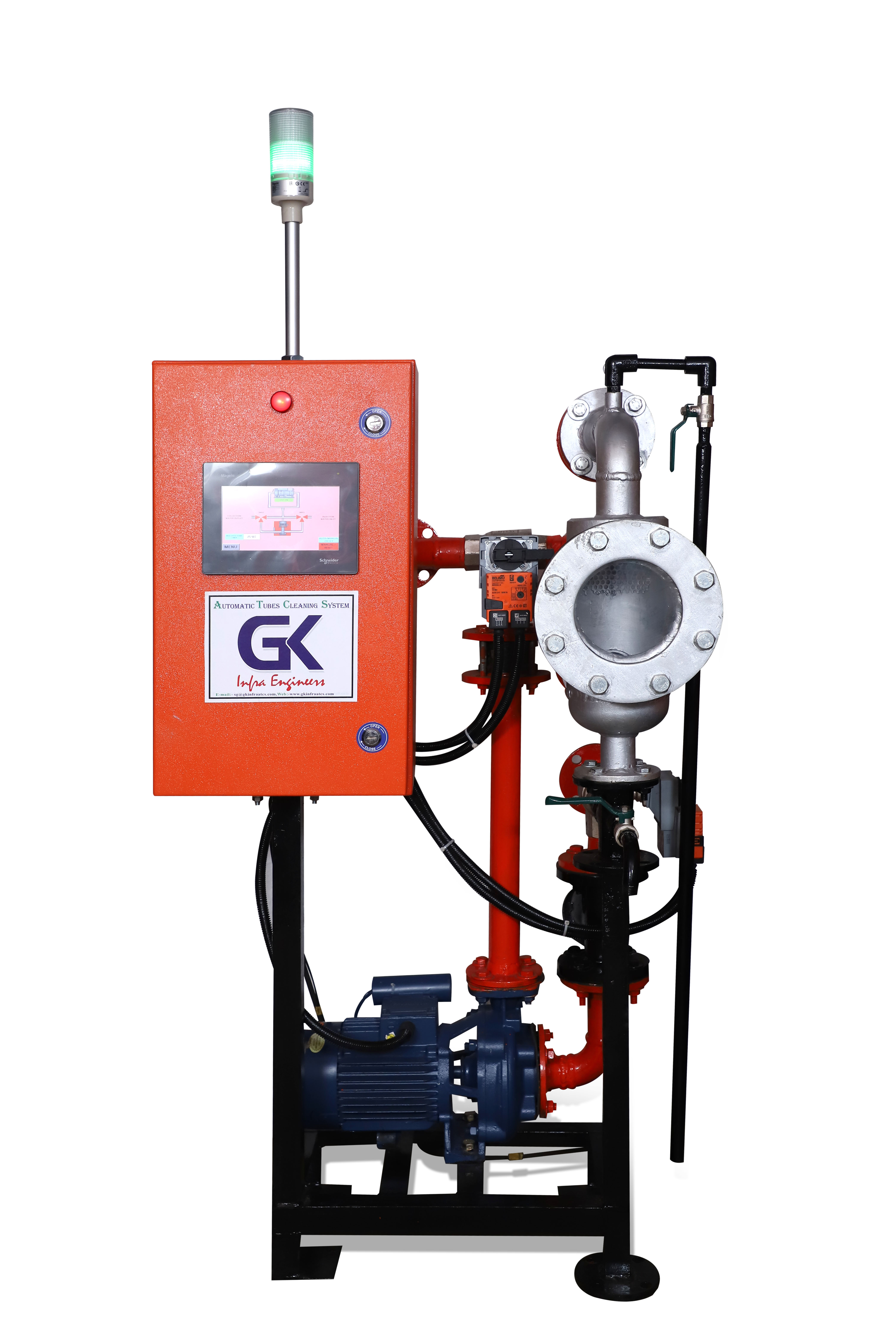 GK INFRA ENGINEERS 4" to 45" Condenser Tube Cleaning Automatic Tube Cleaning System_2
